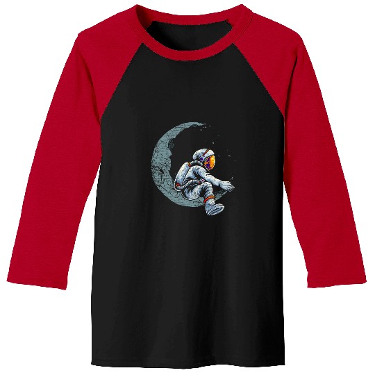 Astronaut Job Space Moon Planets Astronomy Astronaut Baseball Tees