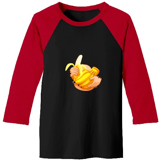 Gorilla Pet Banana Last Minute Halloween Costume Baseball Tees