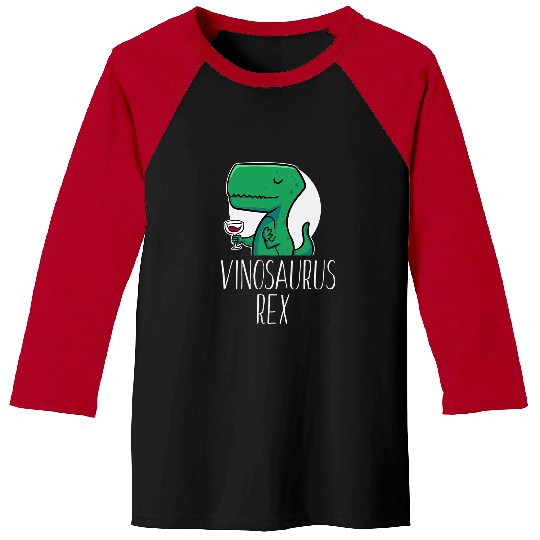 Dinosaur Pet Vinosaurus rexs Dinosaur Glass Vine Wines Lover Dino Alcohol Baseball Tees