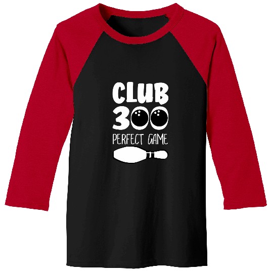 Sport Bowling Club 300 Perfect Game Bowling Balls and Pin Baseball Tees