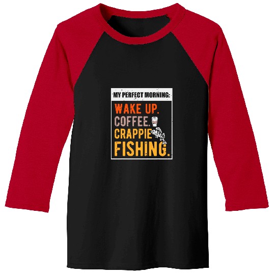 Fishing Fun Crappie Fishing Net Crappie Fishing Rod Fisher Fisherman Baseball Tees