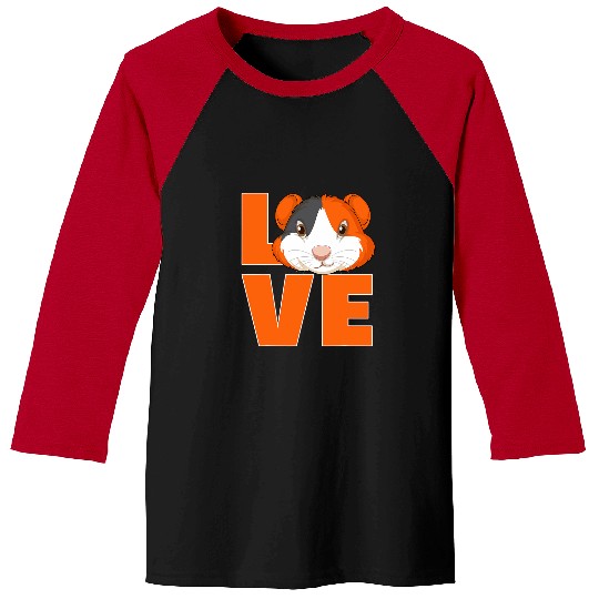 Guinea Pig Pet Love Hamster Guinea Pig Gift For Guinea Pigs Lover Hamster Baseball Tees