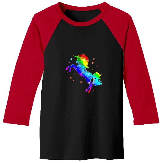 Unicorn Pet LGBT LGBTQ Pride Month Rainbow Unicorn Gay Pride Flag Baseball Tees
