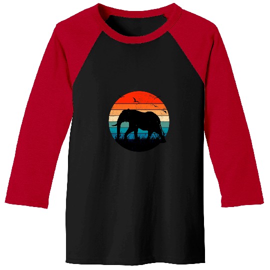 Elephant Mammal Zoo Animals Elephants Elephants Baseball Tees