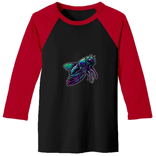 Cicada Brood Insect Bug Colorful Entomology Entomologist Baseball Tees