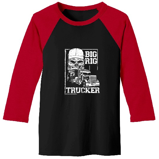 Truck Fun Driver vintages Big Rig Trucker Baseball Tees