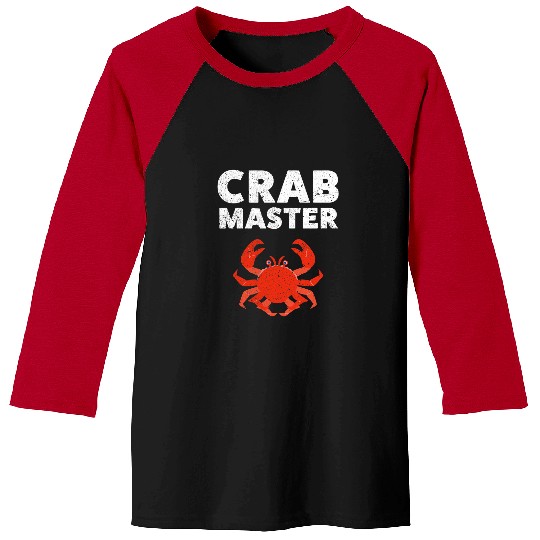 Fishing Fun Crabs Mens Crab Fishing Crabbing Seafood Baseball Tees