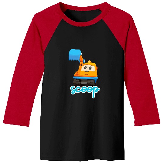 Excavator Fun the inquisitive dump truck LEO Excavator Scoop Baseball Tees
