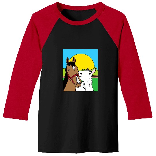 Horse Pet Rider Pony Girl 1 Baseball Tees