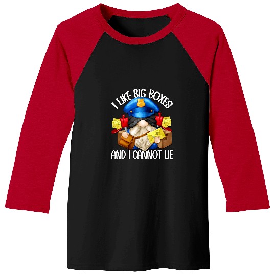 Postal Worker Job Funny Adult Humor Mail Carrier Accessories For Work Gnome Baseball Tees