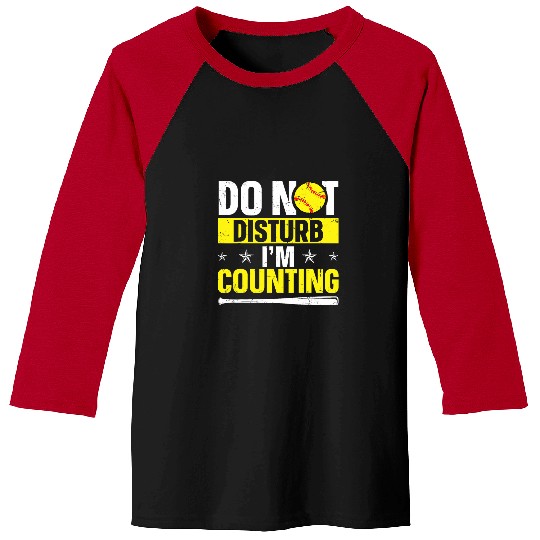 Book Fun Do not disturb Im counting Design for a Score Book Keeper Baseball Tees