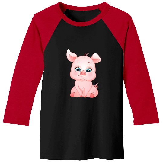 Pig Pet Sweet sweet Pig Piglet Baseball Tees