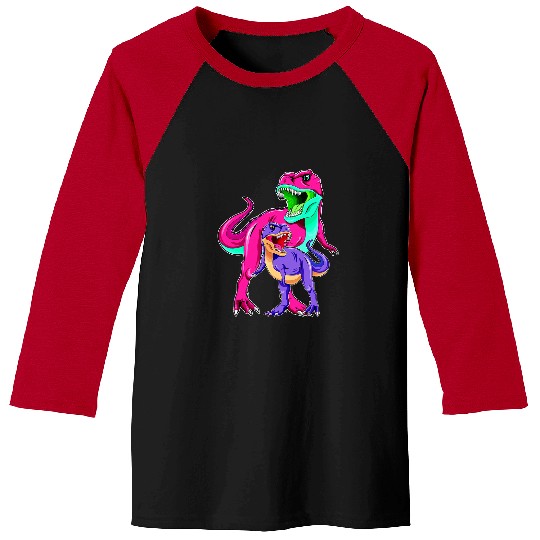Dinosaur Pet Mother and Son Dino Mothers Day Baseball Tees