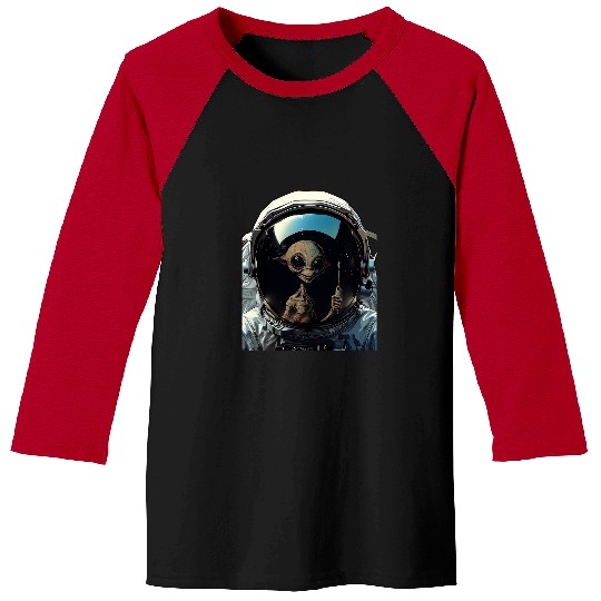 Aliens UFO Hilarious Alien Abduction Funny UFO Probe Astronaut Space Baseball Tees