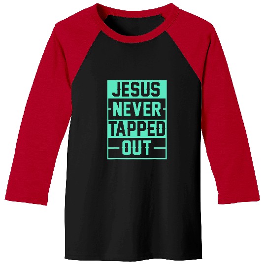 Sport Wrestling Jesus Never Tapped Out For Jesus And Wrestling Lovers Baseball Tees