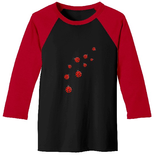 Ladybug Lover Flying Insect Future Entomologist Baseball Tees