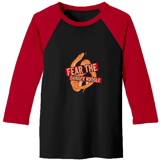 Python Pet Noodle Reptile For Royal And Ball Python Owner Baseball Tees