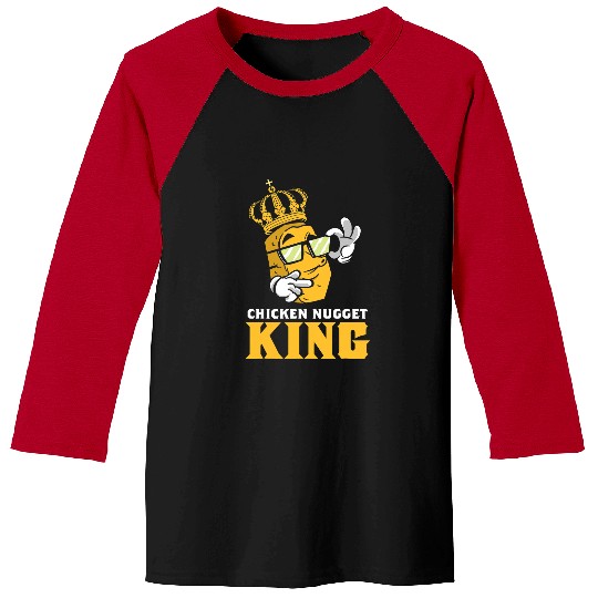 Chicken Pet nugget king chicken nuggets Baseball Tees