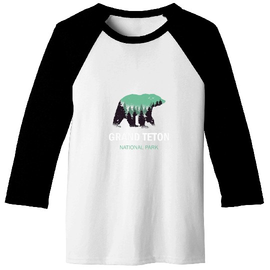 Bear Pet Grand Teton National Park Forest Bear Baseball Tees