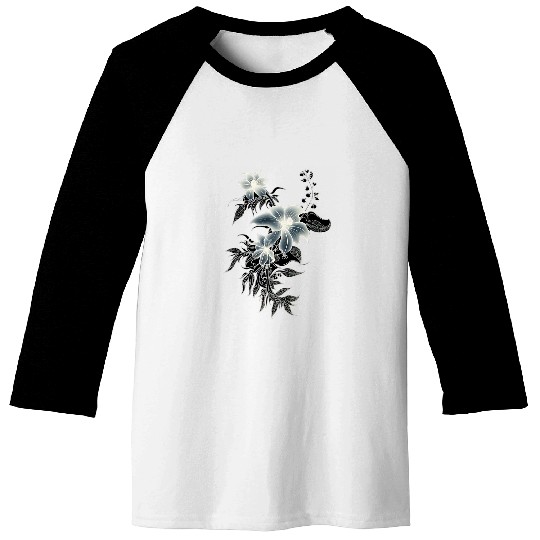 Dendrobium Orchids Plant Flower Floral Orchid Lover Baseball Tees