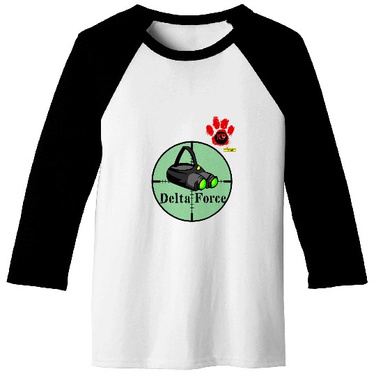 Delta Military forces k9 Baseball Tees