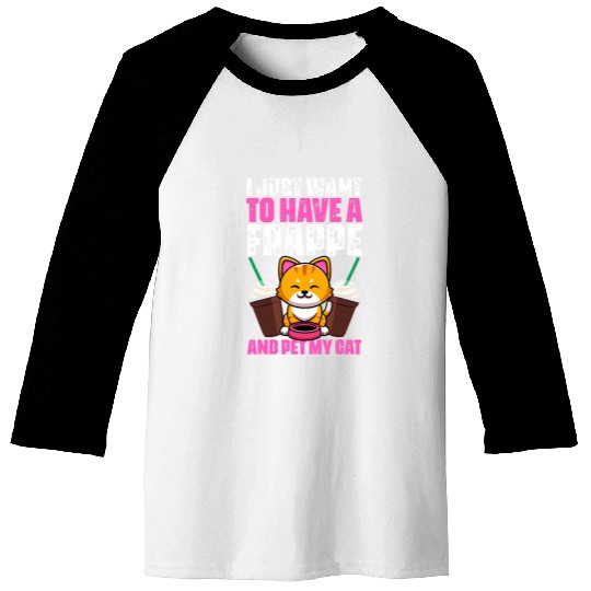 Coffee Fun Frappe Coffee Humor For A Pet Cat Owner caffeines Lover Baseball Tees