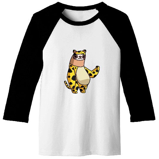 Sloth Pet in Cheetah Costume Not Fast Not Furious Sloth Baseball Tees