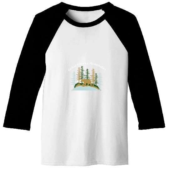 Bear Pet Great Smoky Mountains National Park Black Bear Souvenir Baseball Tees
