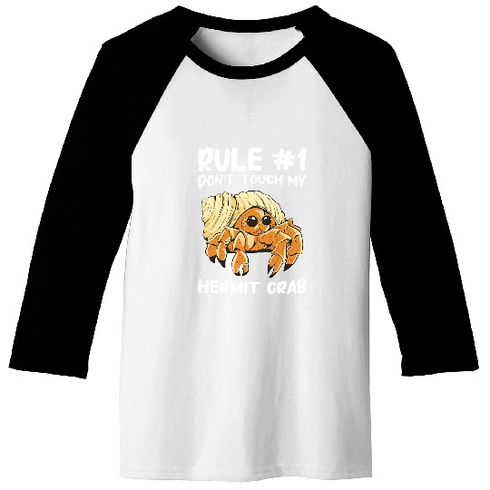 Coastal Hermit Crab Lover Hermit Crab Habitat Designer Baseball Tees