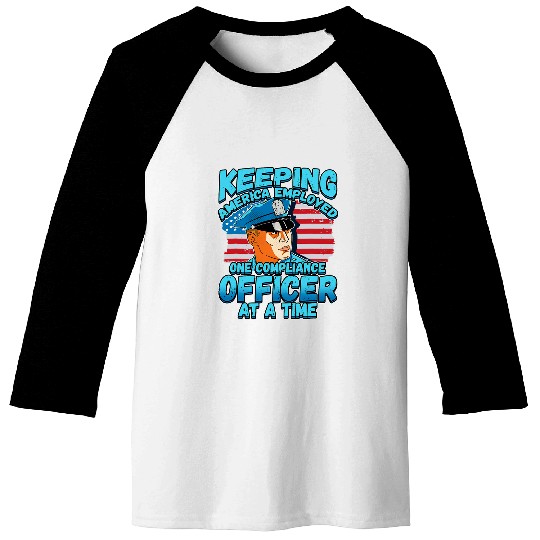 Law Enforcement Design for a Police Officer s 9 Baseball Tees