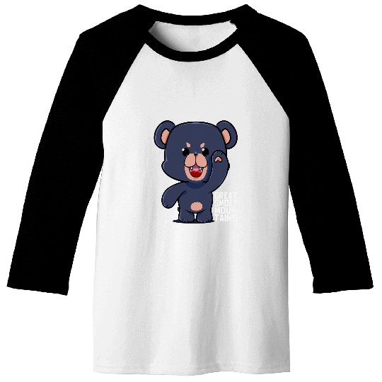 Bear Pet Great Smoky Mountains National Park Bear Kids Boys Girls Baseball Tees