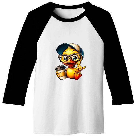Duck Pet Ducklings Bath Duck Quacking 22 Baseball Tees