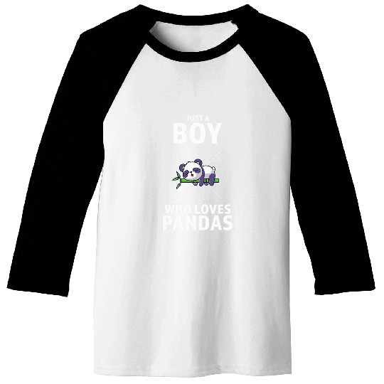 Panda Pet just a boy who loves to be a pandas animal Baseball Tees
