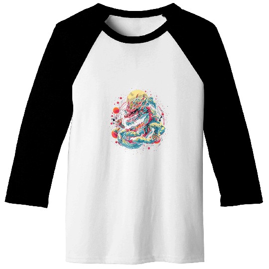 Dragon Pet Chinese Japanese Dragon Asian Japan 5 Baseball Tees