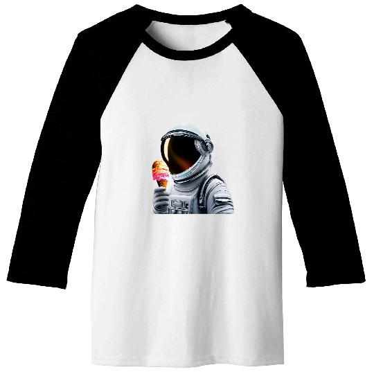 Astronaut Mission is the Ice Cream Waffle 21 Baseball Tees