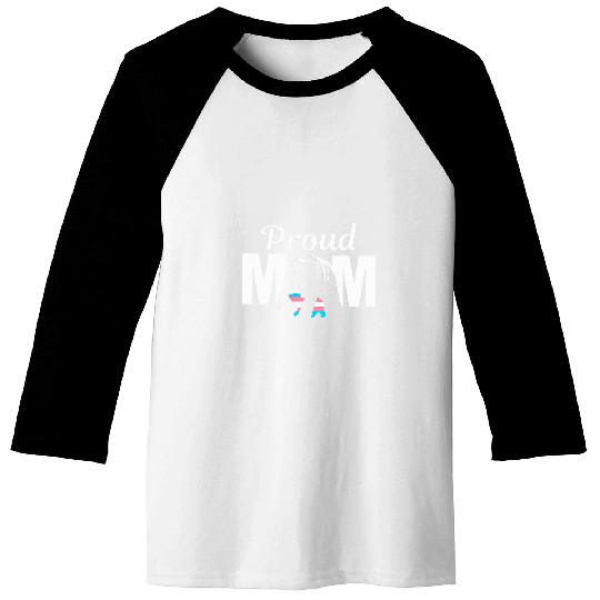 Bear Pet Proud Mom Bear LGBTQ Rights Transgender Pride Month Baseball Tees