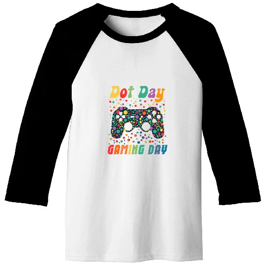 Dot Day International Dot Day Gaming Controller dot day Baseball Tees