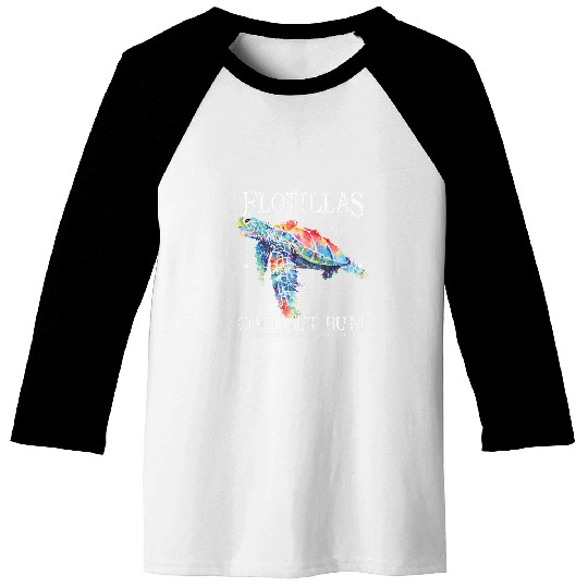 Turtle Pet Flotillas Coconut Rum Sea Turtle Baseball Tees