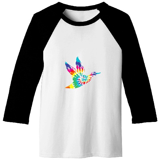 Duck Pet Hippie Daze Tie Dye Mallard Duck Baseball Tees