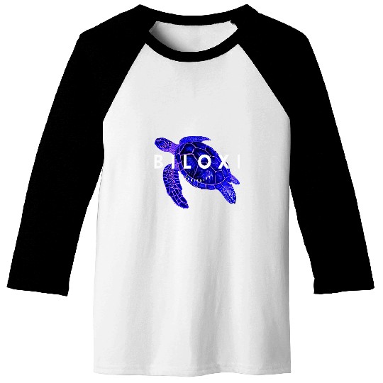 Turtle Pet Biloxi Mississippi Holiday Retro Sea Turtle Biloxi Baseball Tees