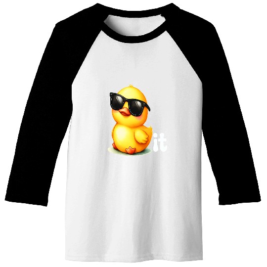 Duck Pet Ducklings Bath Duck Quacking 77 Baseball Tees