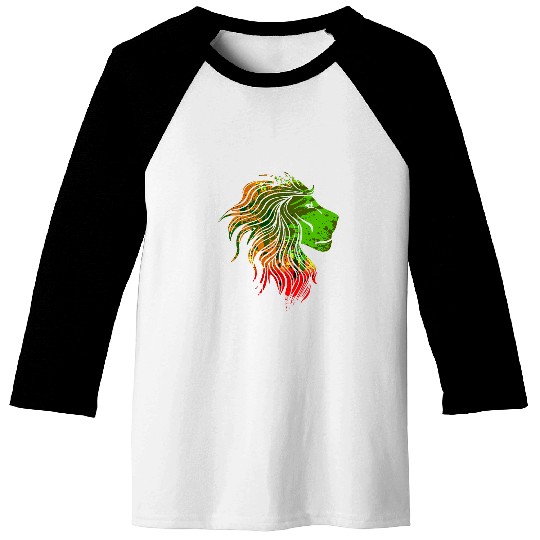 Lion Pet Rasta Reggae Hippie Lion Of Judah Rastafari Roots Lion Baseball Tees