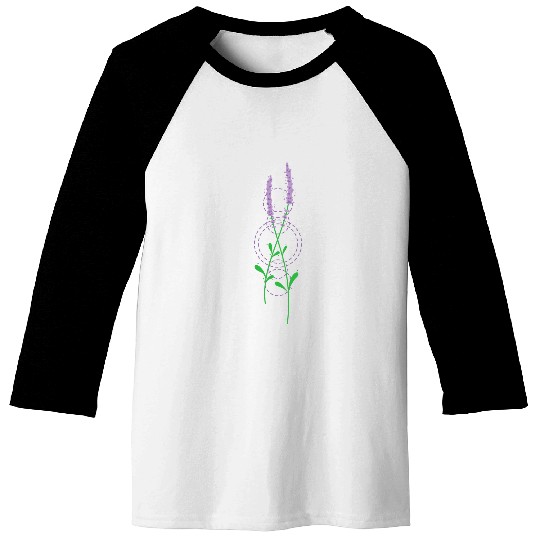 Lavender Plant Garden Fragrance Aroma Baseball Tees