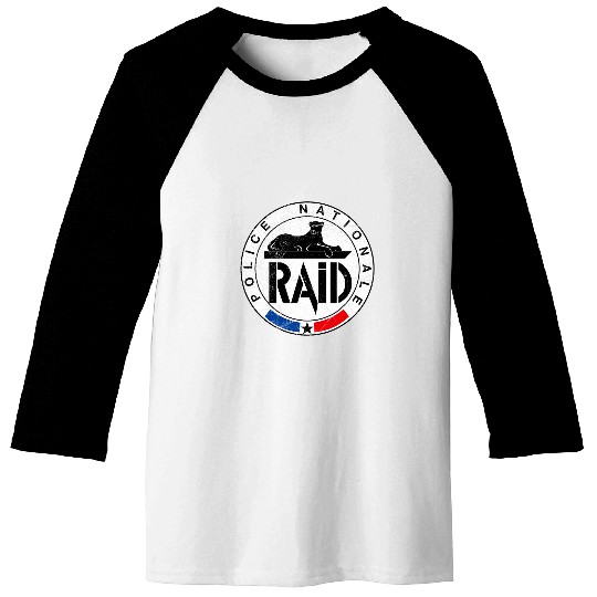 French Special Forces Police Gendarmerie RAID Baseball Tees