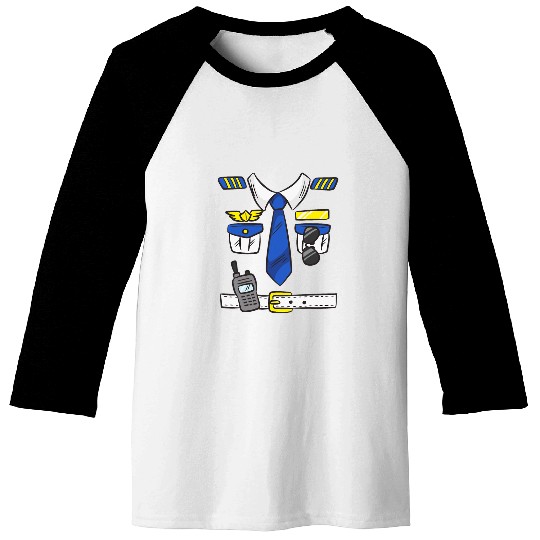 Discover Funny Group Matching Halloween Police Officer Costume Kids Baseball Tees