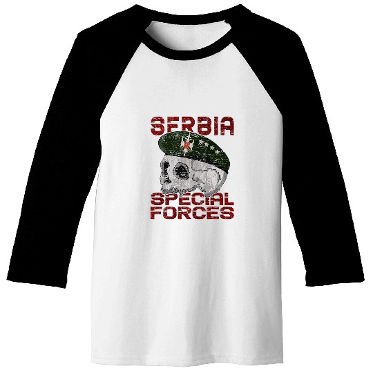 Police Job Serbian Special Police CAJ Counter Terrorism Tactical SWAT Baseball Tees