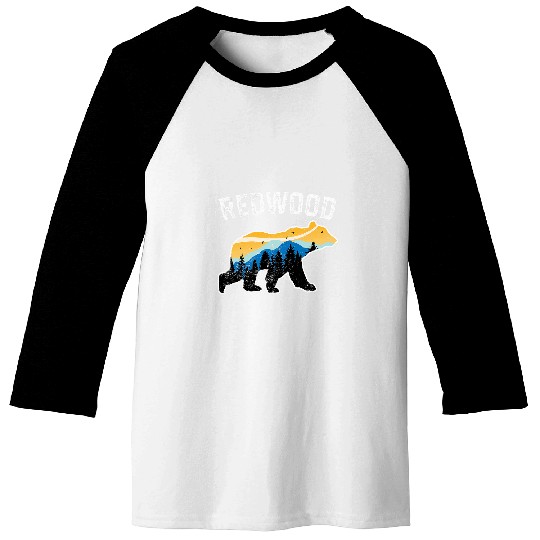 Bear Pet Redwood National Park Bear californias Redwood Forest Baseball Tees