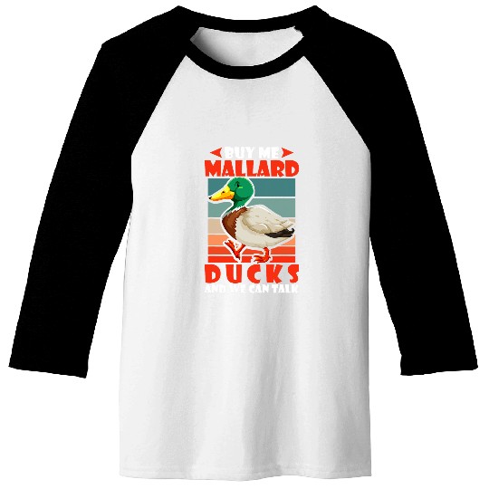 Duck Pet Mallard Duck Toys Enclosure Food Mallard Duck Owner Baseball Tees