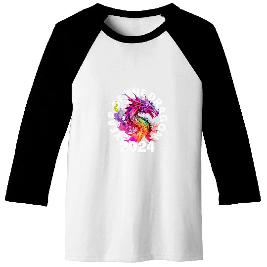 Dragon Pet The Year of the Dragon Red Chinese Zodiac Sign 0011 Baseball Tees