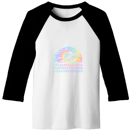 Lion Pet BAAA SOWENYAAA African King Lion Tie Dye Baseball Tees